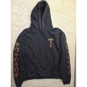Chrome Hearts Gradient T Bar Logo Pullover Hoodie Size Medium Authentic RARE